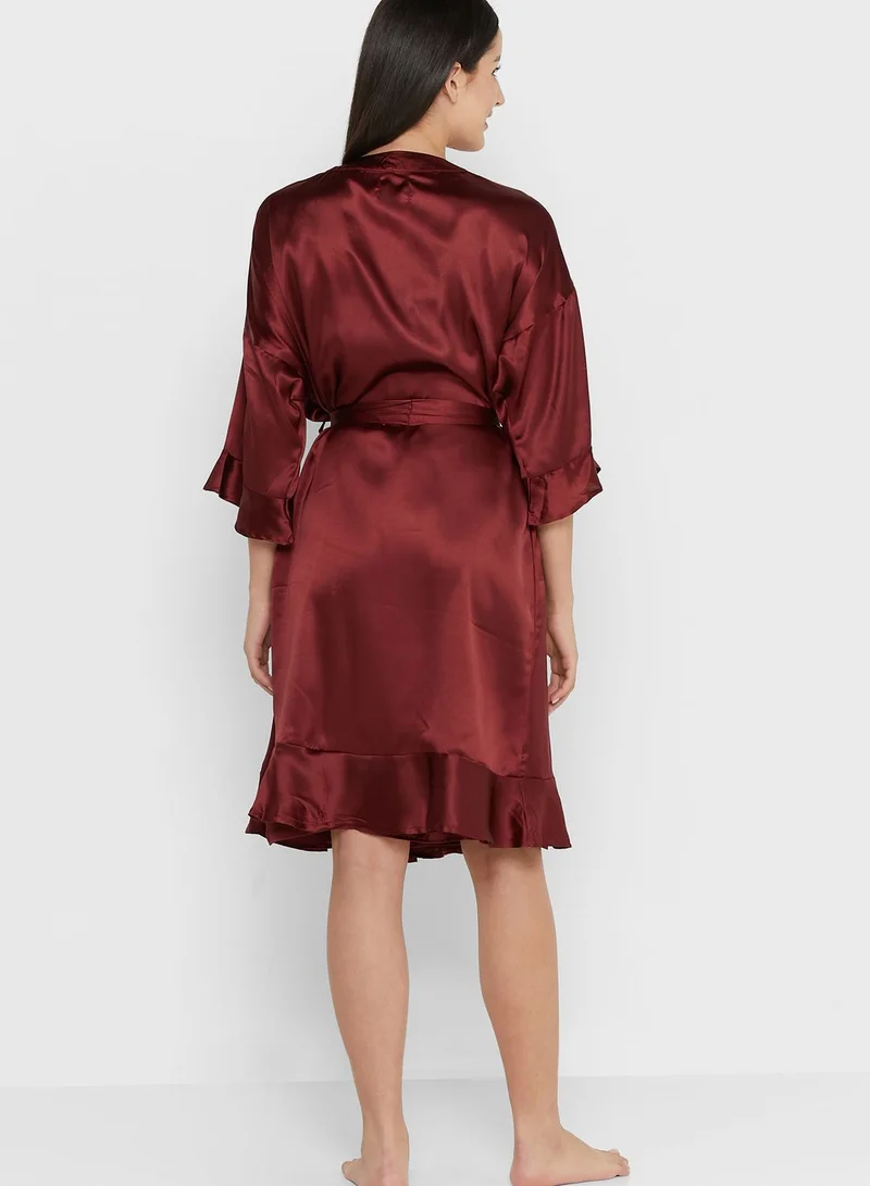 ELLA 2 Piece Slip Dress & Robe Set