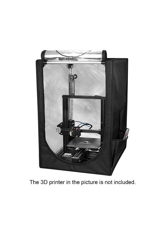 Creality 3D - 3D Printer Enclosure Protection Cover Fireproof Heat Preservation Flame Retardant Compatible with Ender-3 Series/CP-01/Ender-2/CR-100 - Image 1