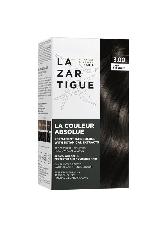 Lazartigue La Couleur Absolue 3.00 Dark Chestnut Made With Professional Pigments And Ingredients That Are Kind To The Scalp Vegan Crueltyfree Color That Is Naturally Good For Hair 1 Oz - Image 1