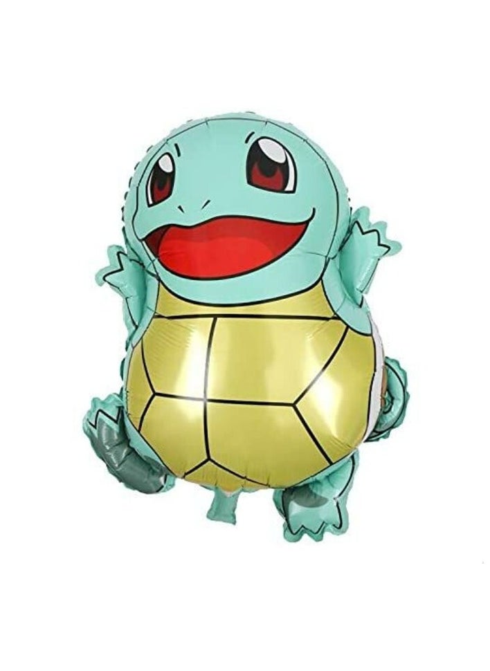 Party Time Party Time 1-Piece 32inch High Quality Pokémon Squirtle Foil Balloons Good for Theme Parties and Birthdays Party Decoration 