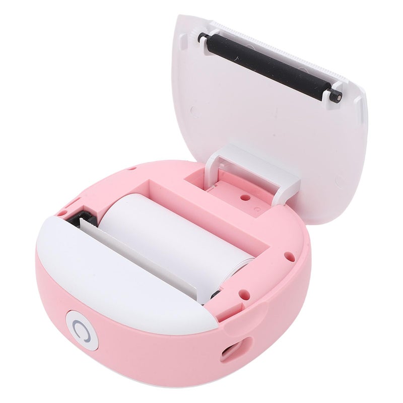 Inkless Thermal Photo Printer 203DPI Portable Bluetooth Includes Paper Roll Blue - Image 2