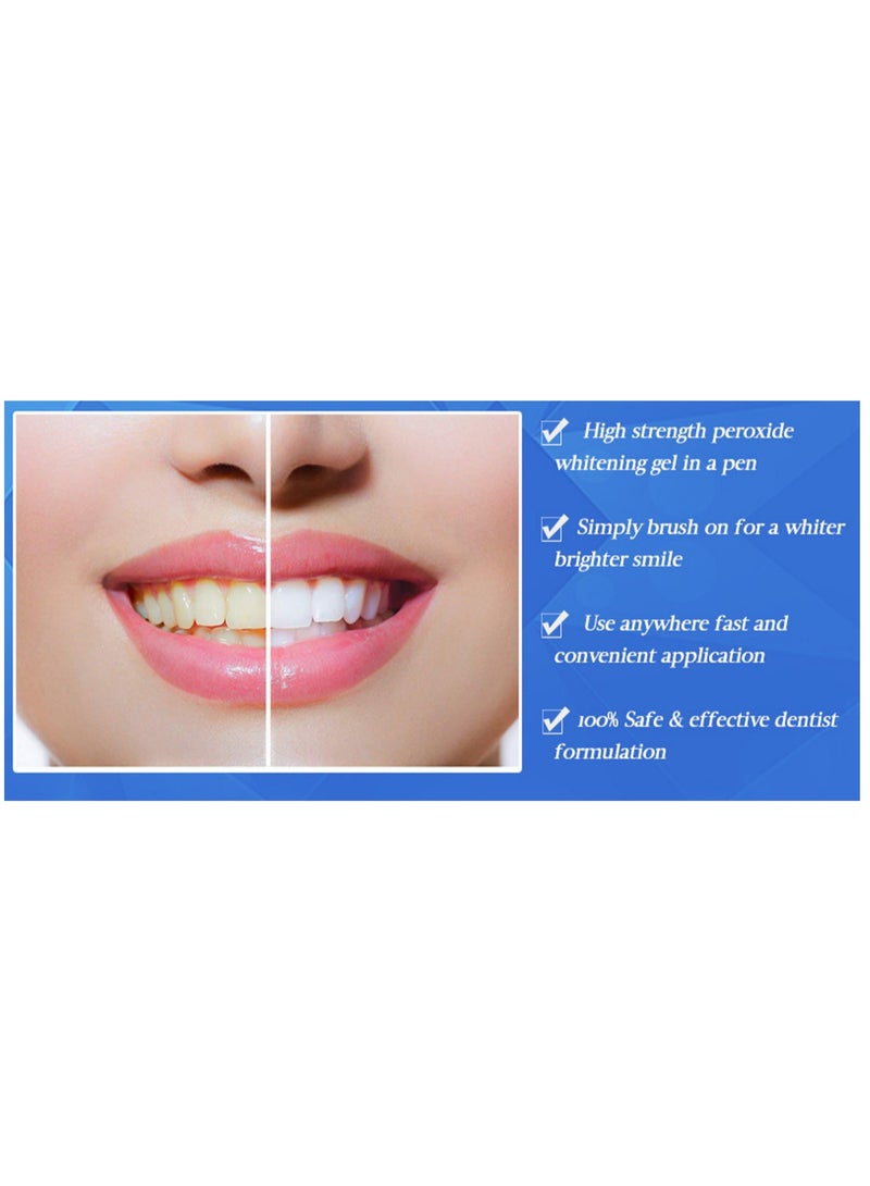 SYOSI Teeth Whitening Pen Cleaning Serum Remove Plaque Stains Dental Tools Whiten Teeth Oral Hygiene Tooth Whitening Pen Effective Transparent White Teeth Tooth Whitener Bleach PH Neutral 1PCS - Image 3