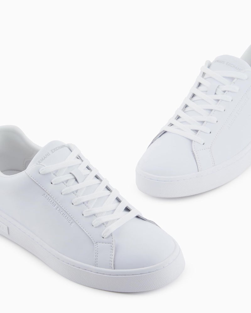 Armani Exchange Men's London Sneaker, Brilliant White, 9 - Image 2