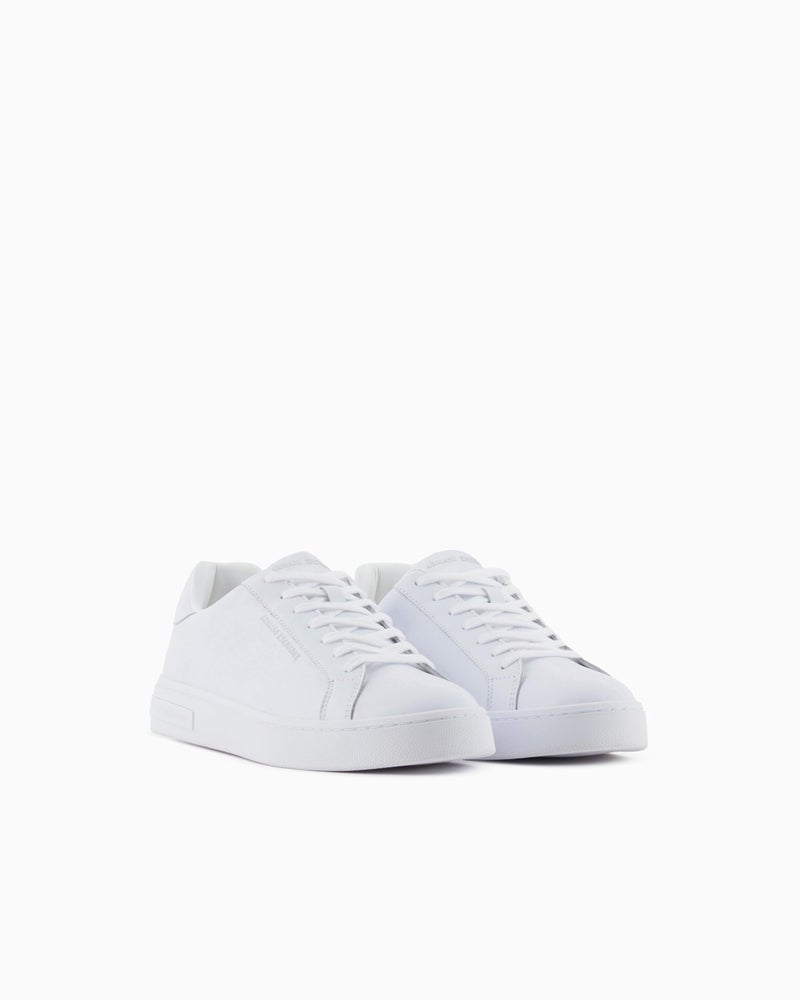 Armani Exchange Men's London Sneaker, Brilliant White, 9 - Image 5