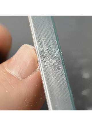 Stainless Steel Nail File, Double Sided Nail File, Metal File Buffer For Fingernails Toenails, Manicure Files For Salon Home - view 2