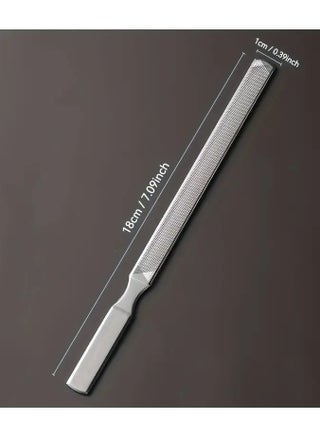 Stainless Steel Nail File, Double Sided Nail File, Metal File Buffer For Fingernails Toenails, Manicure Files For Salon Home - pzsku/ZAD7927109024A03BCE12Z/45/_/1735028648/e8176a61-3bad-4ebb-96e3-cd9a0c250100