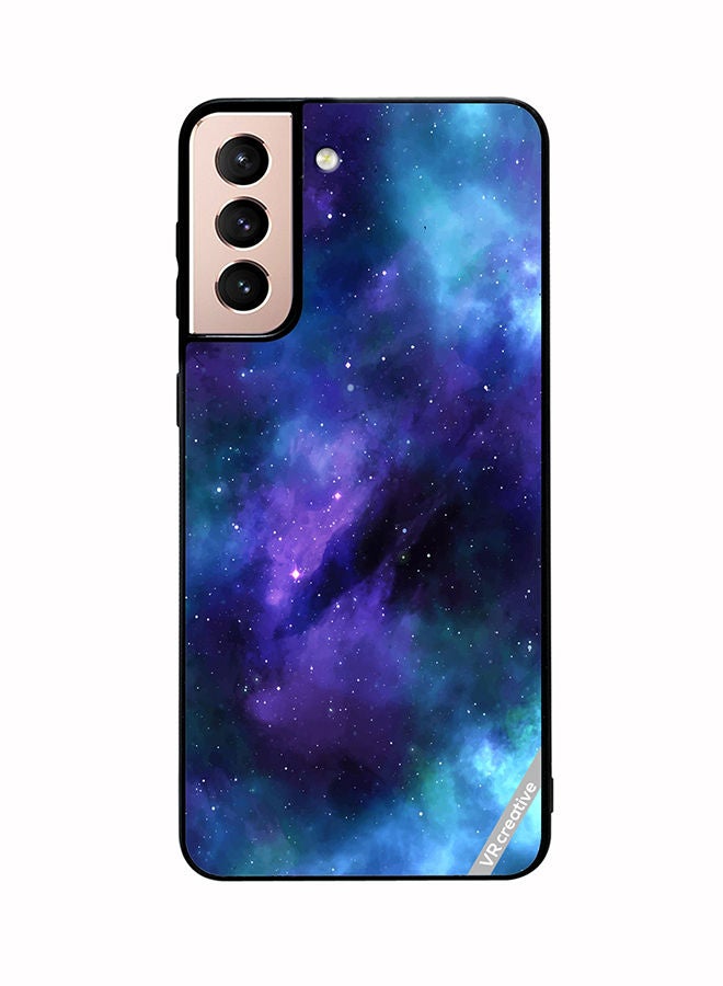 VR CREATIVE Protective Case Cover For Samsung Galaxy S21 Plus 5G Galaxy Colorful Clouds Design Multicolour - Image 1