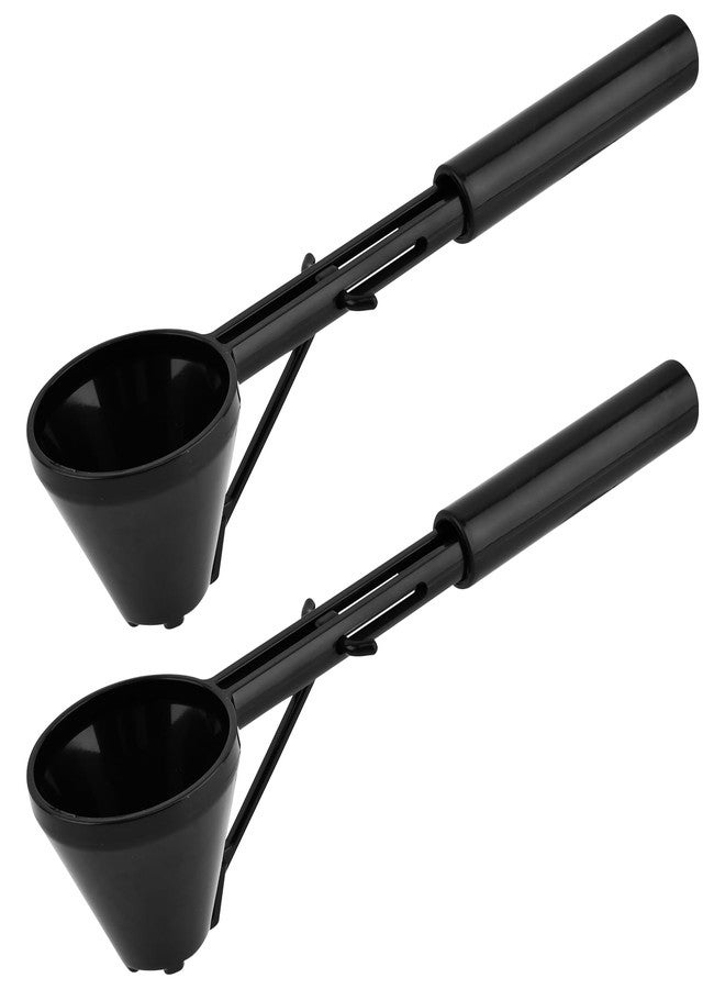YOSINXU 2PCS Scoop with Funnel for Water Bottles for K/Cups,Small-Funnel Scooper for Filling Formula Protein Powder Slide Bottom Scoop for Water Bottle - Image 2