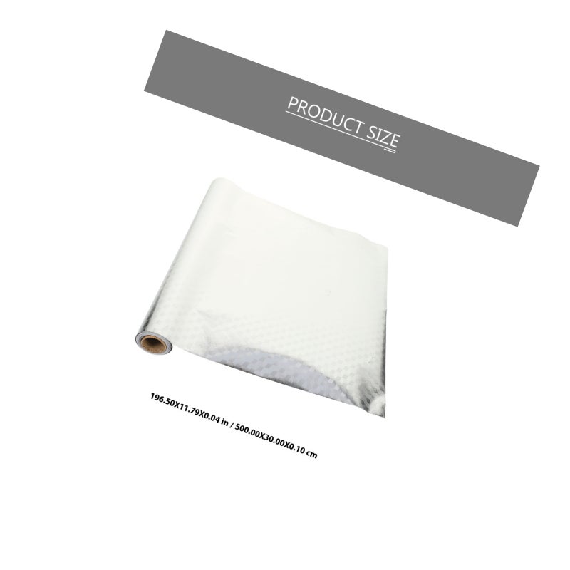 1 Roll of Kitchen Sticker Oil-Proof Wall Paper Cabinet Adhesive Liner - Image 2