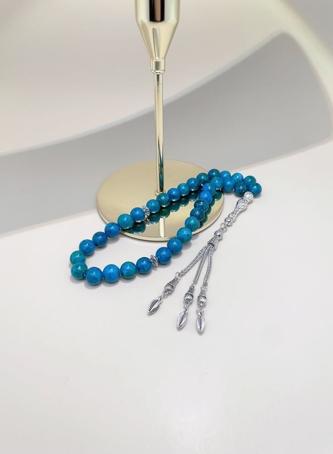 general 33 Natural Malachite Rosary Beads/Tasbih/10mm  - Image 5