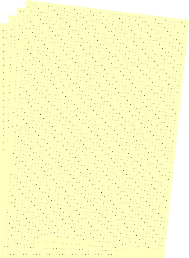 إمبرينت مجموعة ورق IMPRINT بنقاط شبكية، 50 ورقة، مقاس 210 مم × 270 مم، ورق سميك 120 غرام/متر مربع، أصغر قليلاً من مقاس A4 في الطول - Image 3