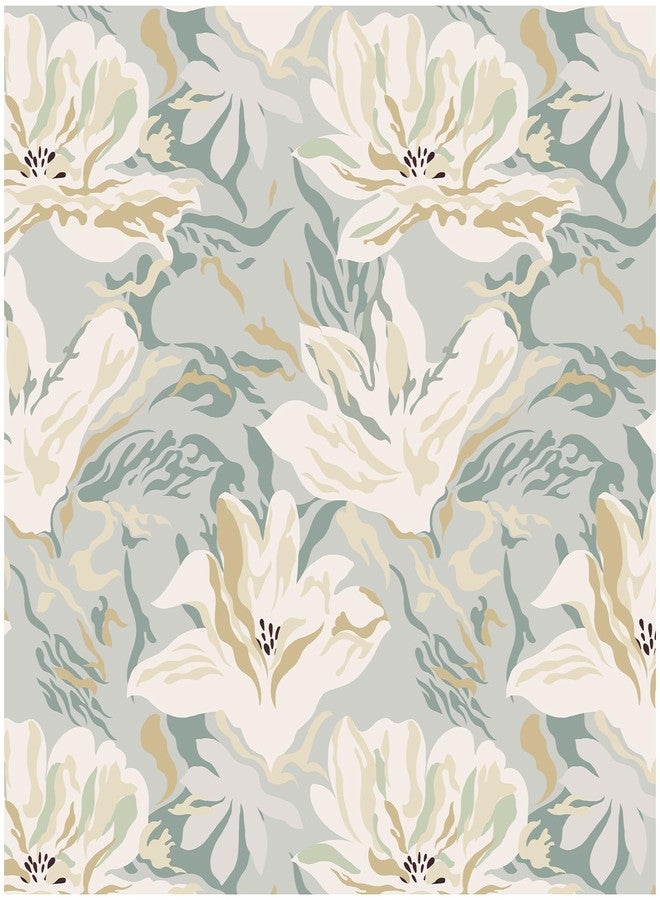 Theper 78.8" × 17.3" Floral Peel and Stick Wallpaper Waterproof Contact Paper Self Adhesive Removable Wallpaper - Image 1