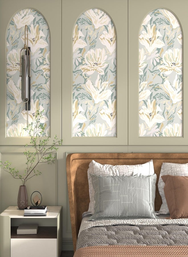 Theper 78.8" × 17.3" Floral Peel and Stick Wallpaper Waterproof Contact Paper Self Adhesive Removable Wallpaper - Image 3
