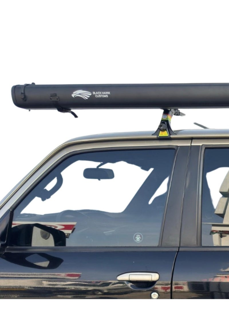 BLACK HAWK CUSTOMS Aluminum Hard Shell Awning – 200x250cm