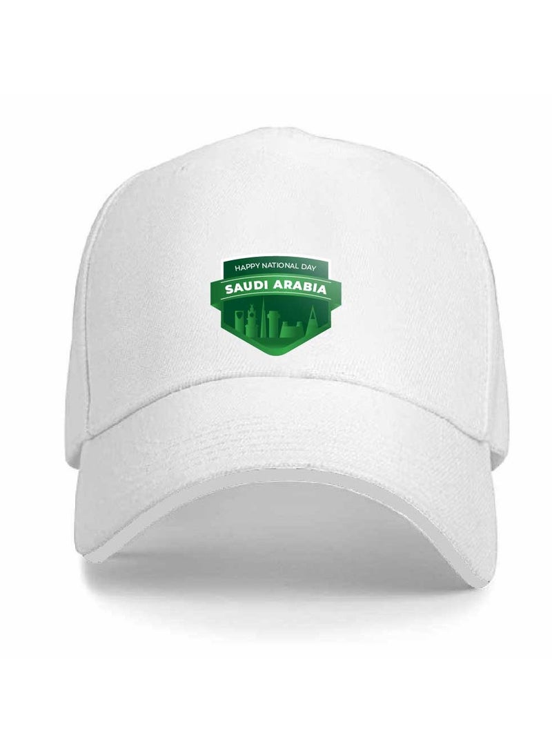 PRINTSHOP4ME Saudi National Day Baseball Cap For Men And Women With Metal Adjustable Buckle Closure–Perfect For Celebrating National Day–Great Accessory For Sporting Events - Image 4