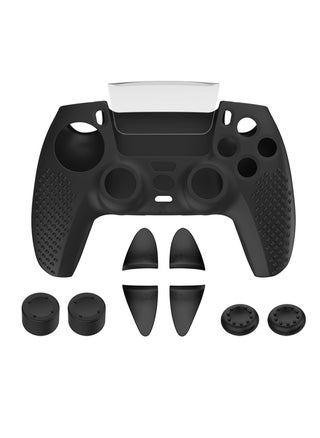 P5 Controller Handle Protection Set, Silicone Protective Shell Controller Cover for PlayStation 5 Console (Disc Version) Black - pzsku/ZAD795E34B222ECFE2D5BZ/45/_/1701849805/56032b94-59df-45a9-899f-b7390781580d