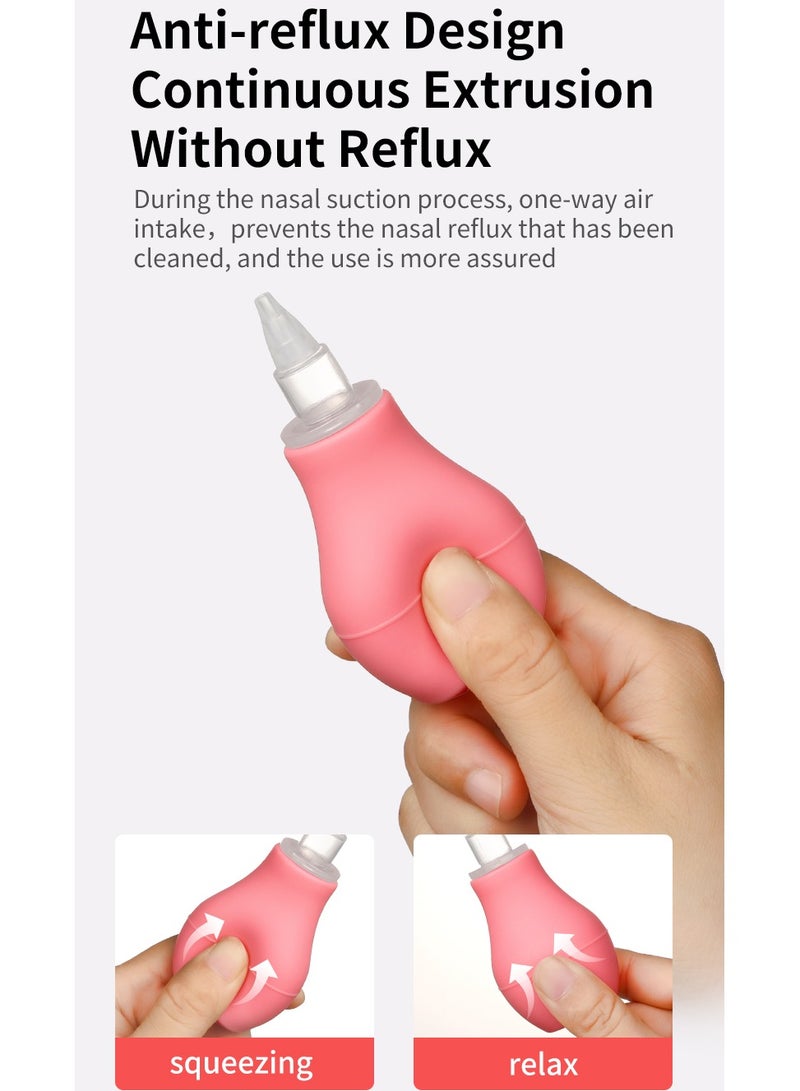 أمتشي بيبي منظف الأنف لشفاطات الأنف للأطفال-وردي - Image 3