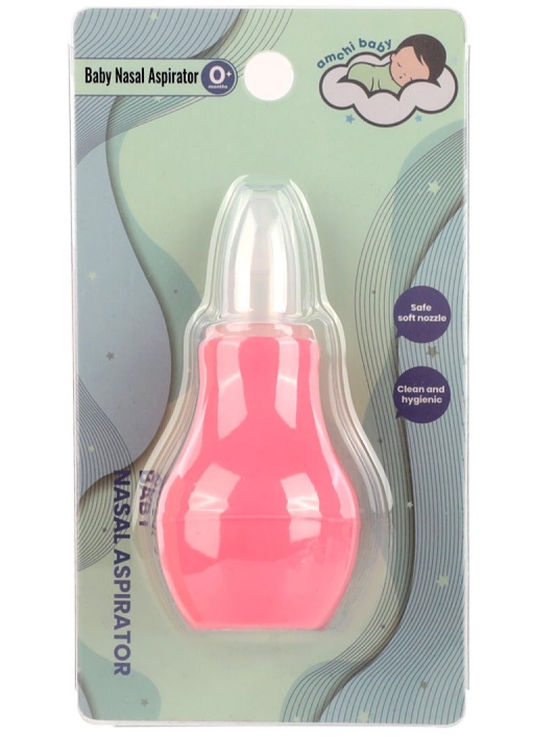 أمتشي بيبي منظف الأنف لشفاطات الأنف للأطفال-وردي - Image 1