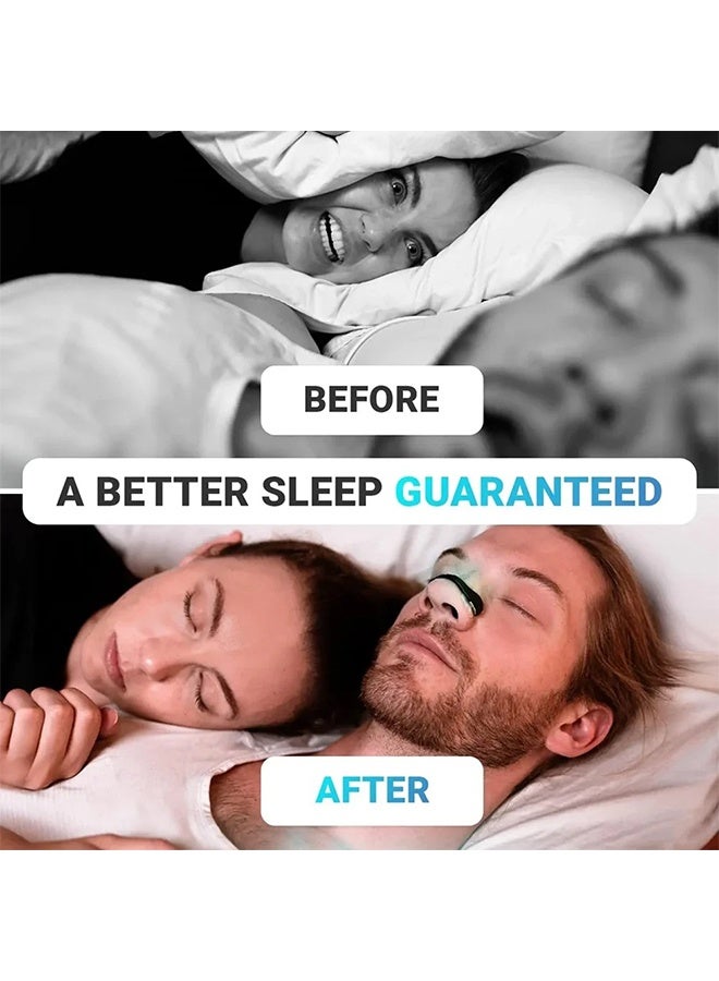 15 Pairs Anti Snoring Nasal Strips Black | Magnetic Nose Vents | Breathe Better for Sleep & Sports | Open Nose Airway Dilator for Snore Relief & Nasal Breathing - Image 4