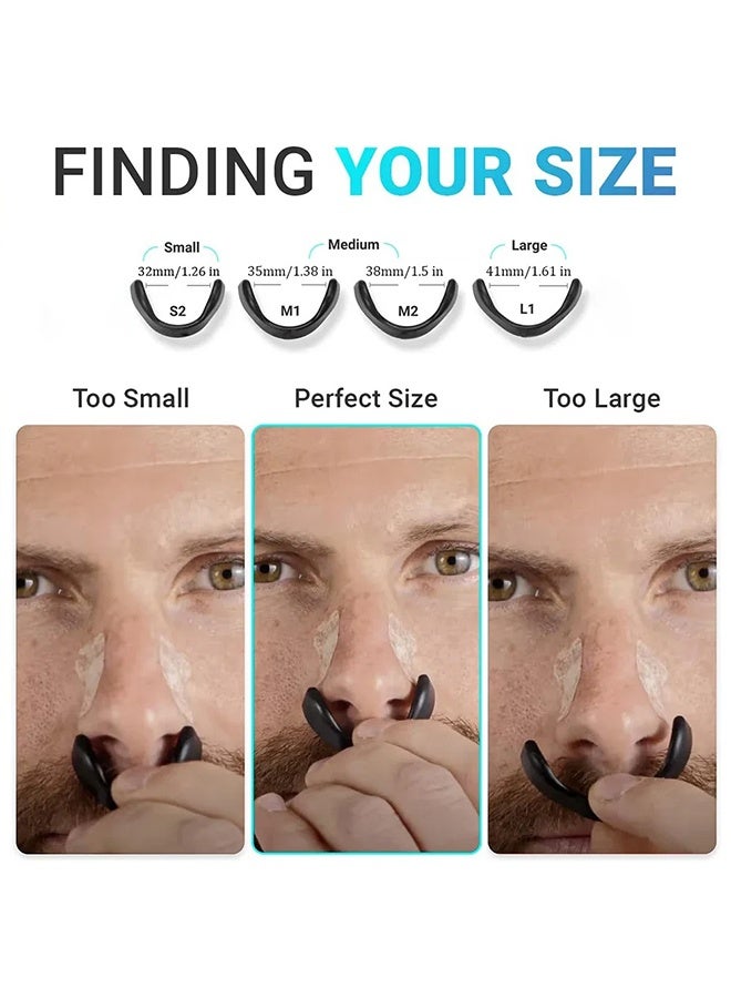 15 Pairs Anti Snoring Nasal Strips Black | Magnetic Nose Vents | Breathe Better for Sleep & Sports | Open Nose Airway Dilator for Snore Relief & Nasal Breathing - Image 5