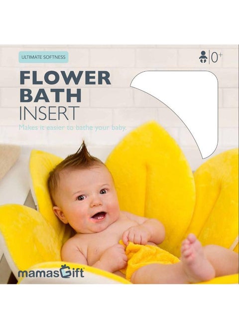 Mamas Bath Flower the Mamas Gift Flower-shaped Bath Insert Is Designed Specially to Ensure Comfort, Safe and Fun Bathing Experience. Soft and Plush, Creating a Gentle and Cuddly Environment for Your little one