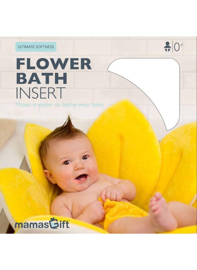 Mamas Bath Flower the Mamas Gift Flower-shaped Bath Insert Is Designed Specially to Ensure Comfort, Safe and Fun Bathing Experience. Soft and Plush, Creating a Gentle and Cuddly Environment for Your little one
