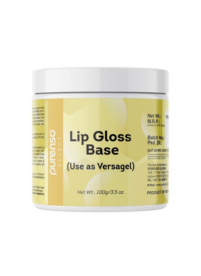 PURENSO - Select Lip Gloss Base (Versagel) 100G - Image 1