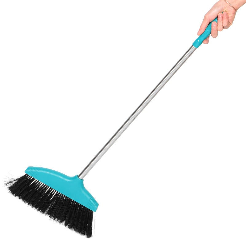 Soft Bristle Angle Broom Long Handle For Sweeping Hair Dust Kitchen Home Office Patio - Image 4