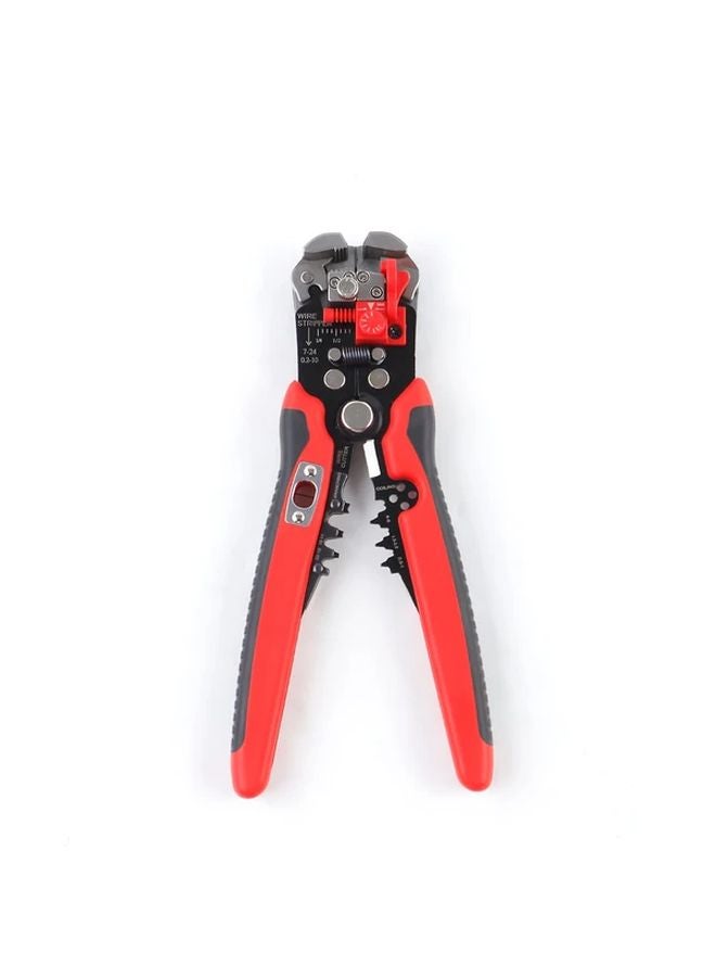 Professional Automatic Wire Stripper Crimping Tool 24 10AWG Red Black - Image 1