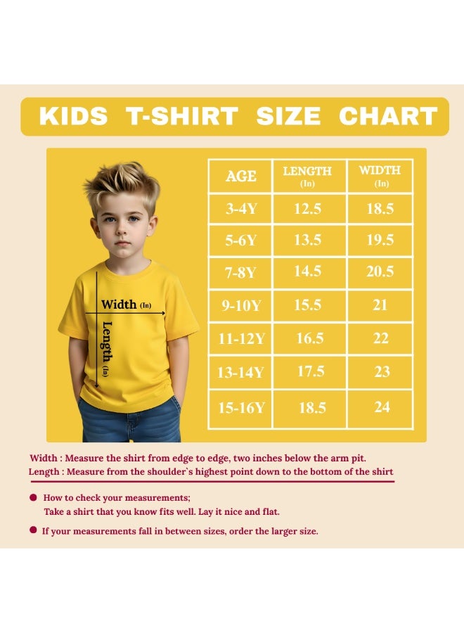 Happy New Year Kids Boys T-Shirt With Abu Dhabi Design-Round Neck Short Sleeve Cotton Tshirt-Celebrating In Abu Dhabi-New Year's Abu Dhabi Gift For Boys - Image 2