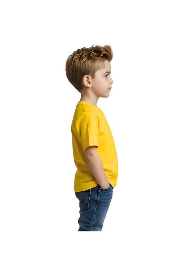 Happy New Year Kids Boys T-Shirt With Abu Dhabi Design-Round Neck Short Sleeve Cotton Tshirt-Celebrating In Abu Dhabi-New Year's Abu Dhabi Gift For Boys - Image 5