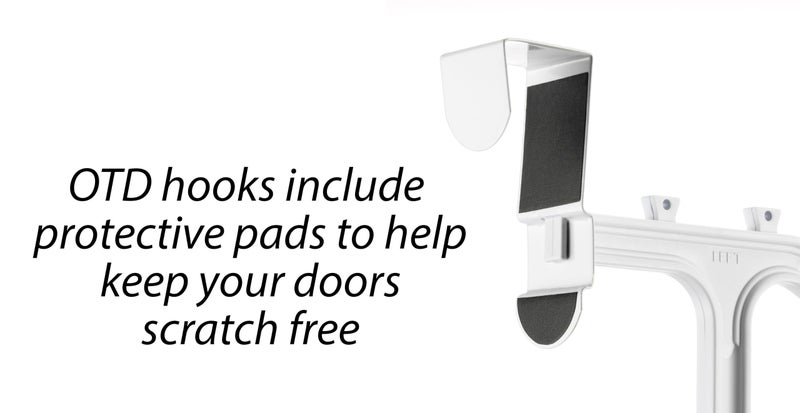 Whitmor 36 Pair Over The Door Shoe Organizer, 12 Tier Hanging Shoe Organizer, Heavy Duty Metal Shoe Holder, Hanging Shoe Rack for Closet Organizer & Storage, 72" L x 22.5" W x 7.5" H, White - Image 1