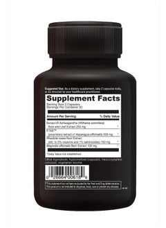 Davinci DaVinci Labs Cortisol Benefits - Dietary Supplement to Support Healthy Cortisol Levels and Adrenal Health - With Ashwagandha Extract, Rhodiola Rosea Root and More - Gluten-Free -60 Vegetarian Capsules  - Image 3