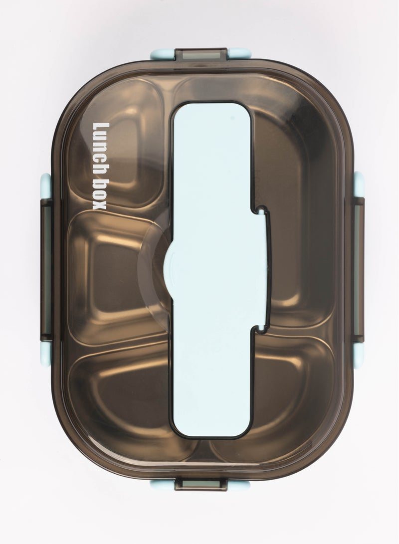 Cocobee Kids Oval Lunch Box - Blue - Image 3