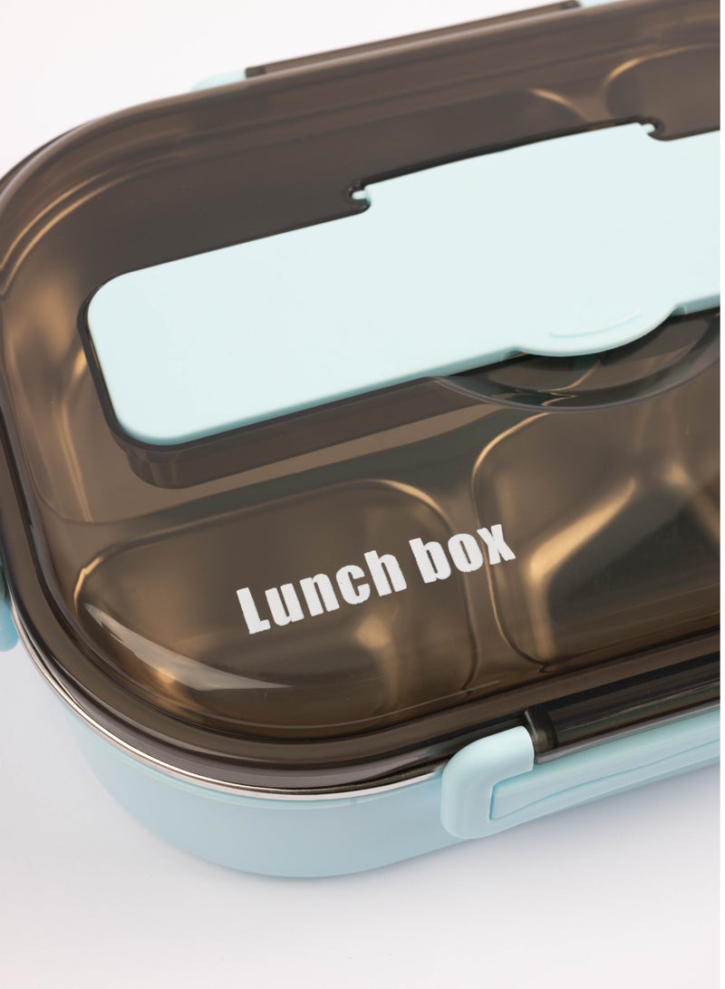 Cocobee Kids Oval Lunch Box - Blue - Image 4