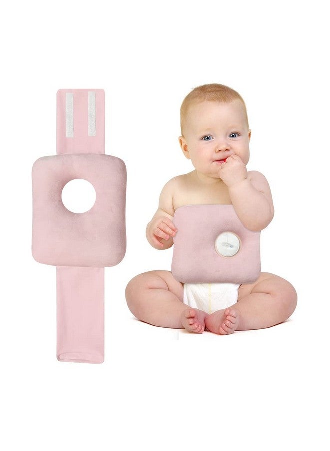 POWYS G Tube Tummy Time Pillow Feeding Tube Belt Pads Adjustable Nursing Pillow with a Hole for Supporting Babies Infant Children Kids Protecting Button - Image 1