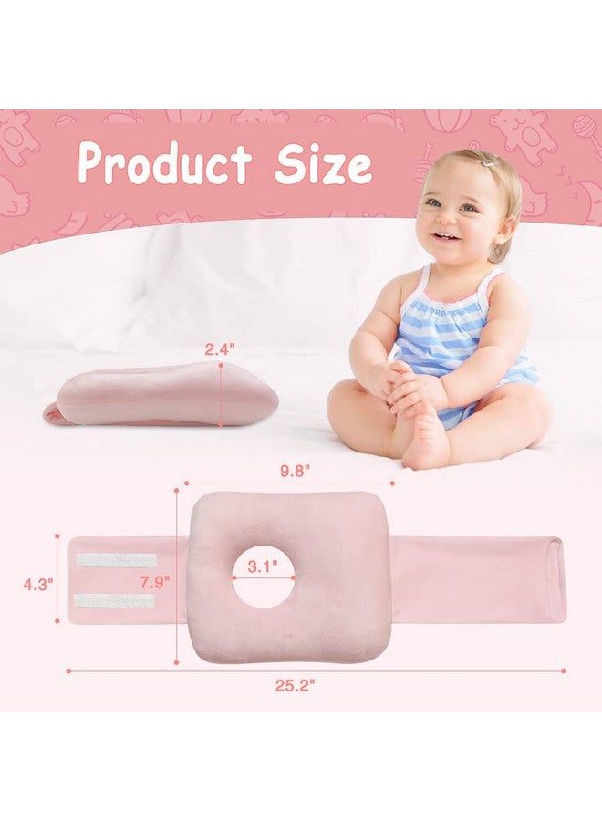 POWYS G Tube Tummy Time Pillow Feeding Tube Belt Pads Adjustable Nursing Pillow with a Hole for Supporting Babies Infant Children Kids Protecting Button - Image 2