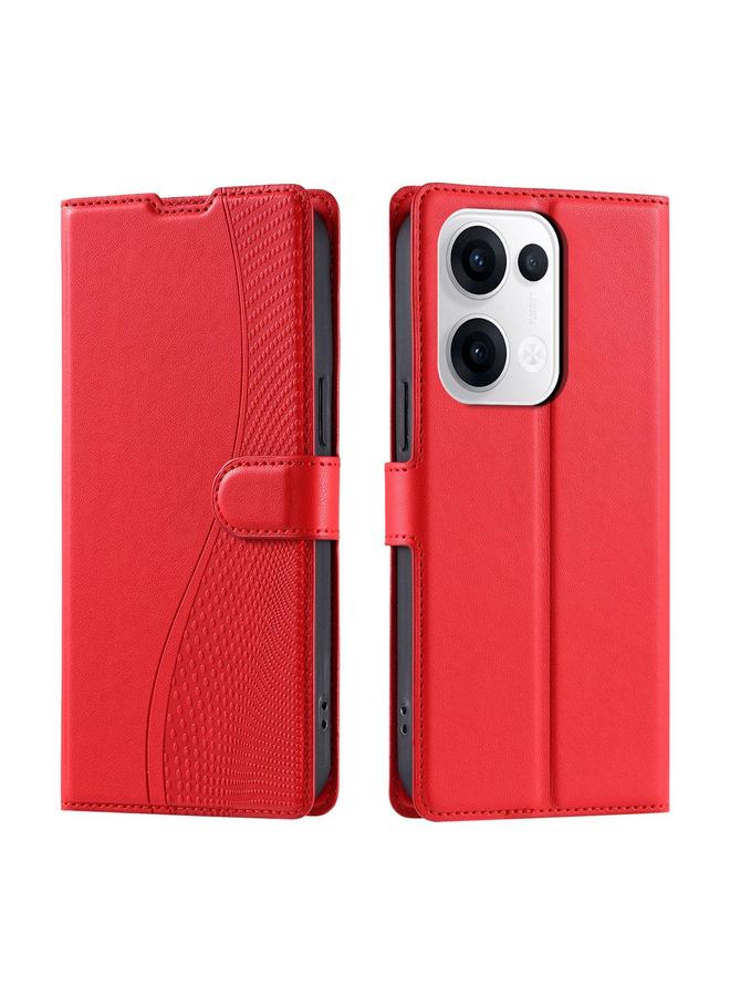 اس-توب جراب هاتف OPPO Reno13 5G Voltage جراب هاتف جلدي رفيع للغاية منقط - Image 1