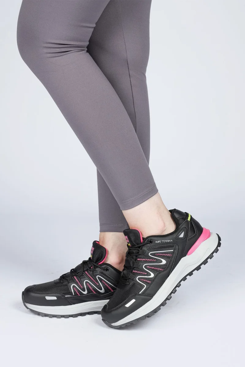 Jump 28792 Black - Fuchsia Women's Outdoor Sports Shoes
