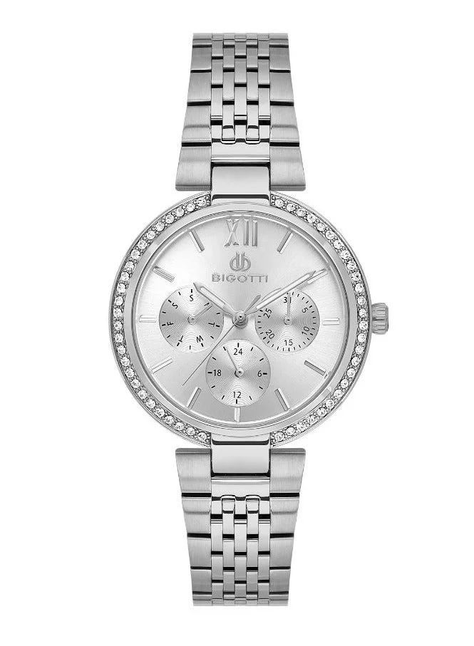 BIGOTTI Bigotti - Raffinato Women Watch | Stainless SteelBrass Case | Analog | Round Dial | Mineral Glass | Japanese Quartz | Water Resistant 30 Meters
