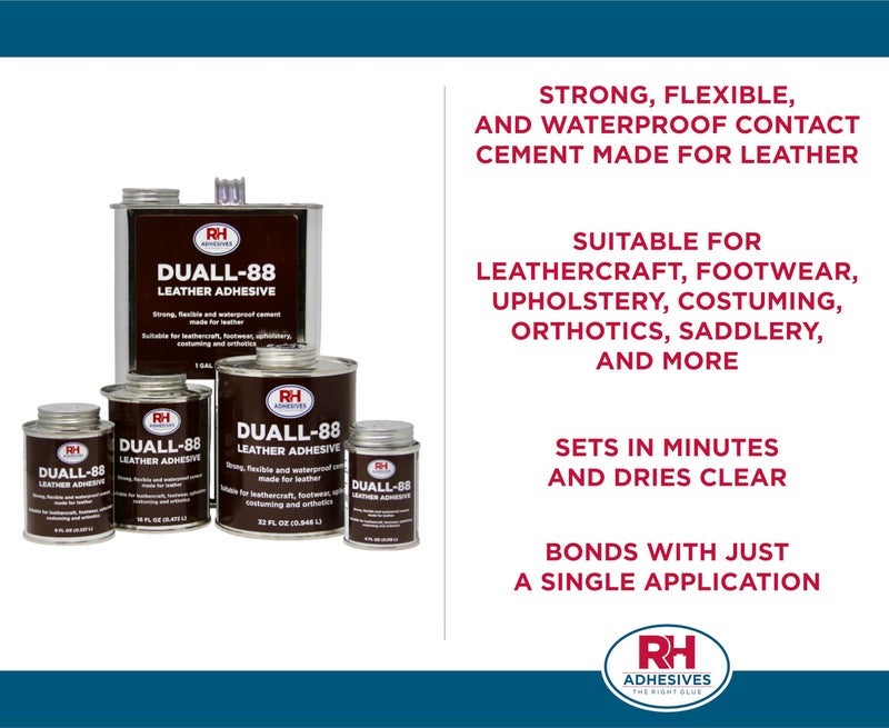 RH Adhesives لاصق جلد Duall-88، علبة 16 أونصة - لاصقات RH - Image 3