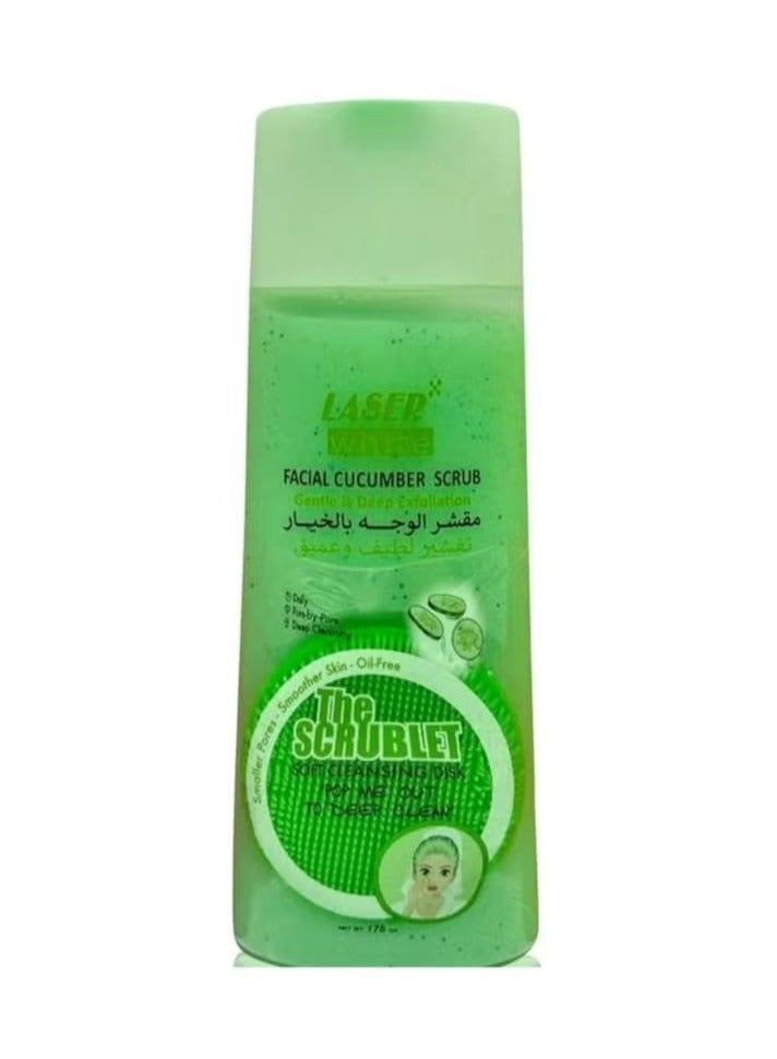 Laser White Cucumber Facial Scrub 175ml