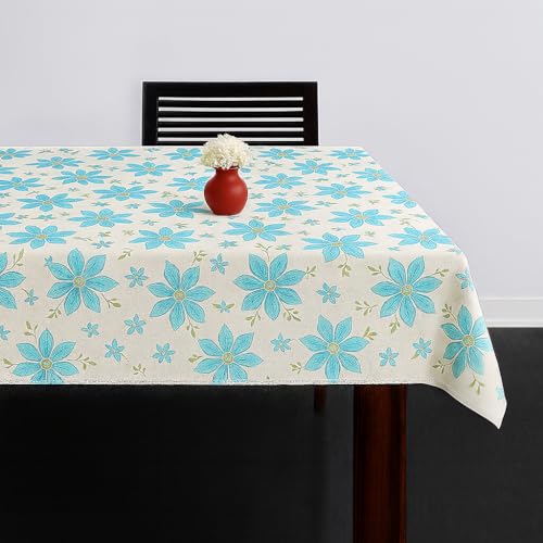 Homerz Premium 6 Seater Waterproof Table Cover, Exact Sizes, Royal Finish (Lily, 54x78 inch- 6 Seater) - Image 2