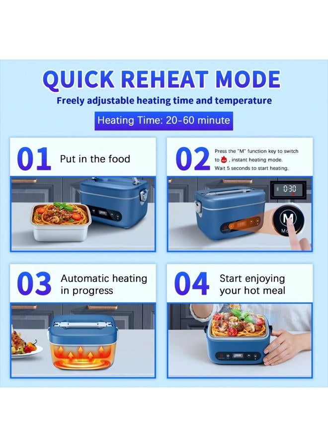 VYRALOFT Electric Lunch Box For Adults (Blue) - Image 5