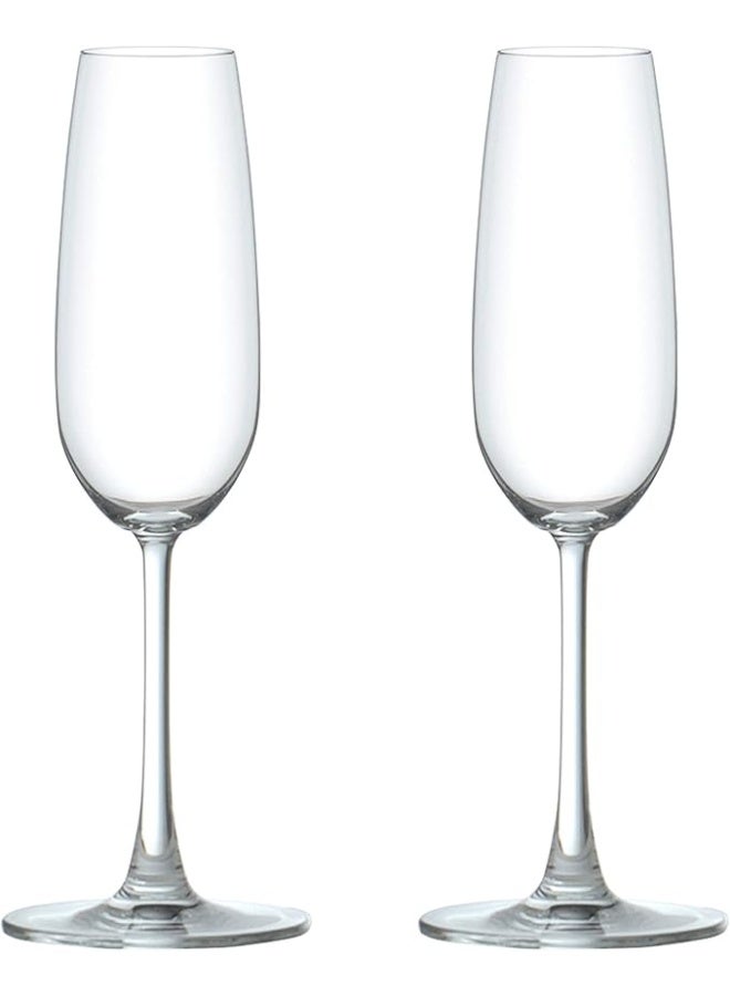 Crystal Clear Flute Champagne, Set of 6 Pieces, 210 ml - Image 3
