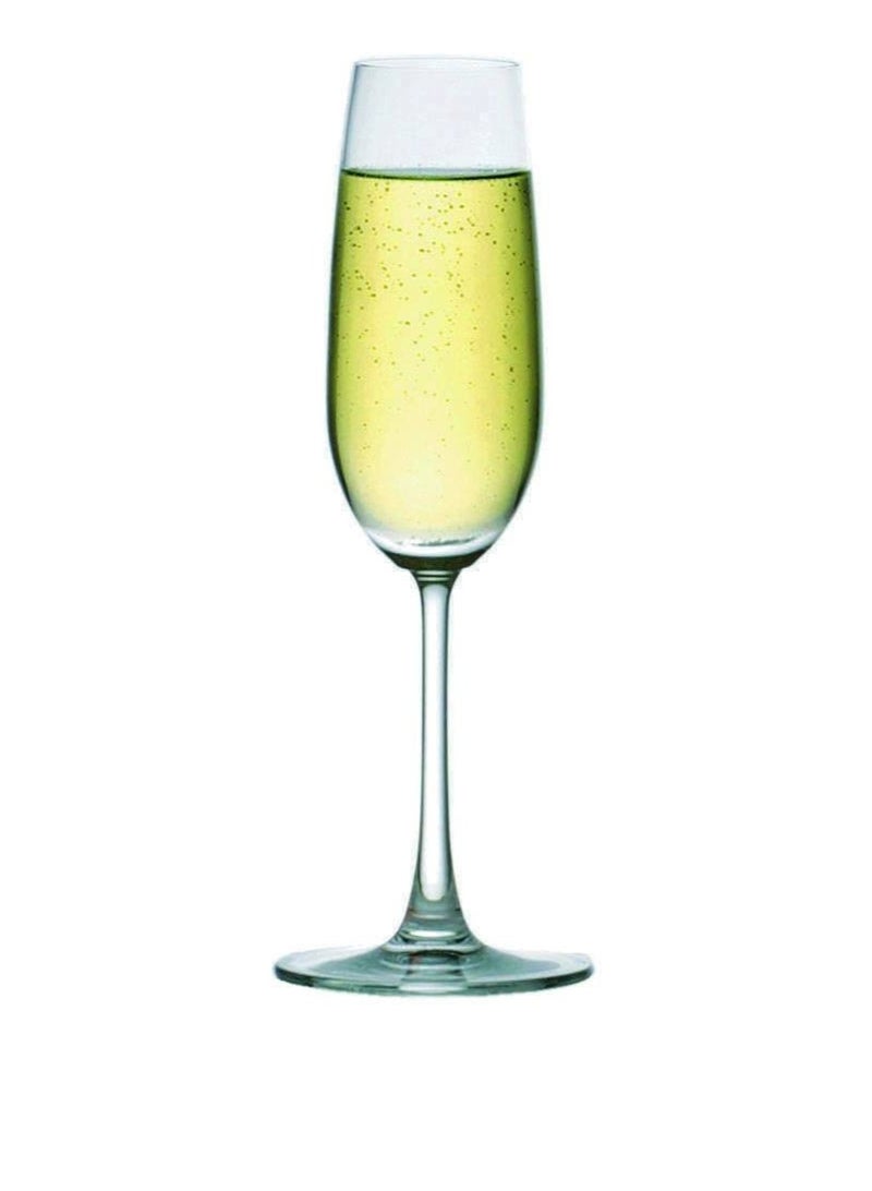 Crystal Clear Flute Champagne, Set of 6 Pieces, 210 ml - Image 4