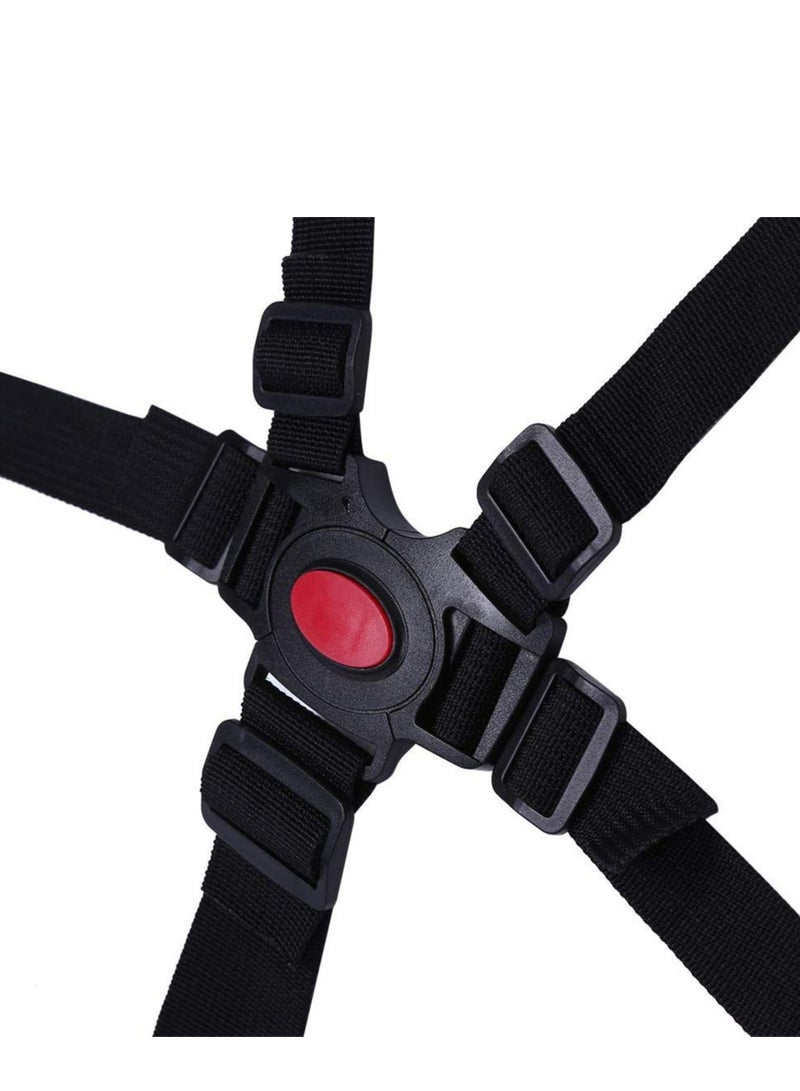 أوزيغالور حزام أمان كرسي الأطفال، حزام أمان 5 نقاط لعربة الأطفال، حزام الأمان لعربة السيارة مقعد الطفل لعربة الأطفال وكرسي الطعام للأطفال - Image 1