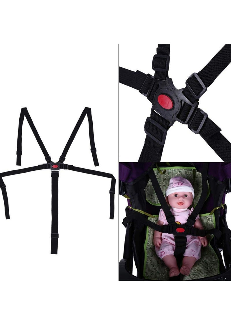 Baby Chair Safety Belt，5 Point Baby Stroller Safety Strap Belt，Child Pram Seat Pushchair Car Baby Seat for Baby Stroller Kids Dining Chair - pzsku/ZAD7AAC3EB0B3F4C16FC8Z/45/_/1731996283/437c94ac-08e6-45a8-9e82-b90f787a8180