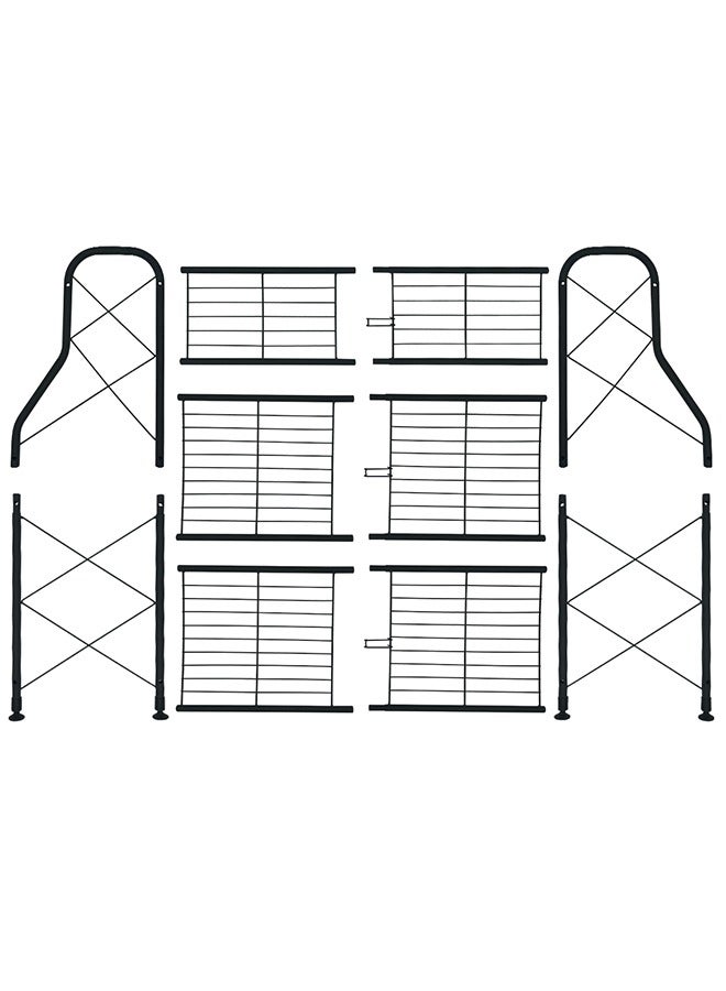 Generic Plant Stand,3-Tier Metal Corner Plant Shelf Racks for Indoor Outdoor Garden Patio Living Room Balcony (3-Tier,Black)  - Image 5