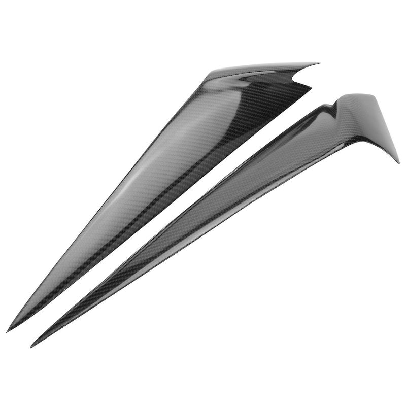 1pair Carbon Fiber Headlight Eyebrows Cover For Bmw X1 E84 2009-2014 - Image 1